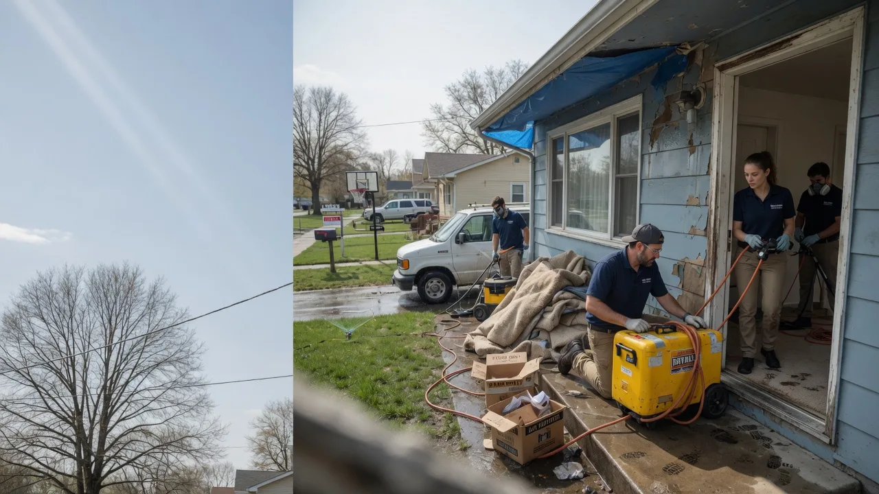 Basement Flood Cleanup in Vienna, WV near me